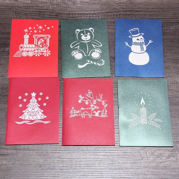 Lovepop Christmas Card Set of 6 cards - Picture 1 of 2